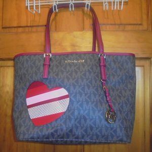 Michael Kors Heart Tote NWT